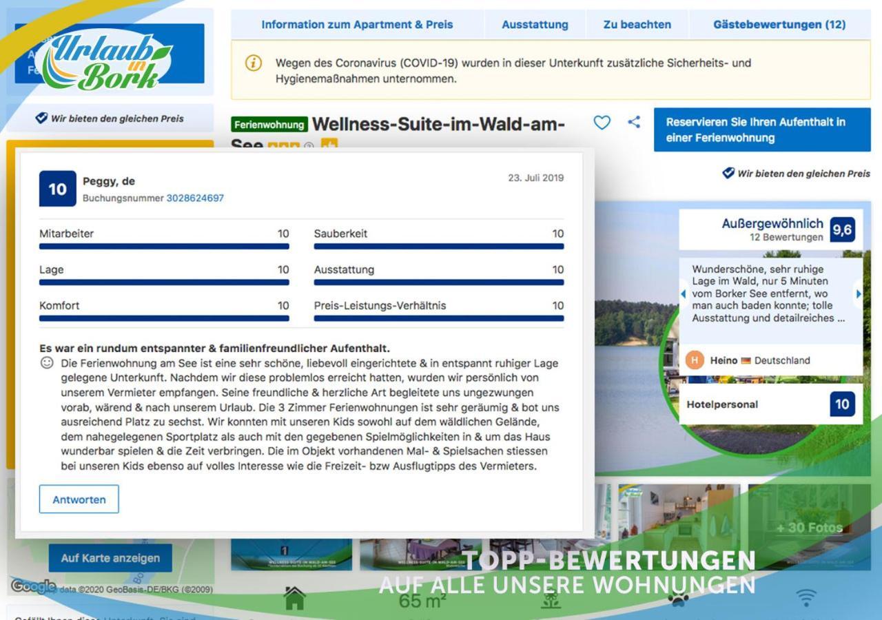 Wellness-Suite-Im-Wald-Am-See 퀴리츠 외부 사진